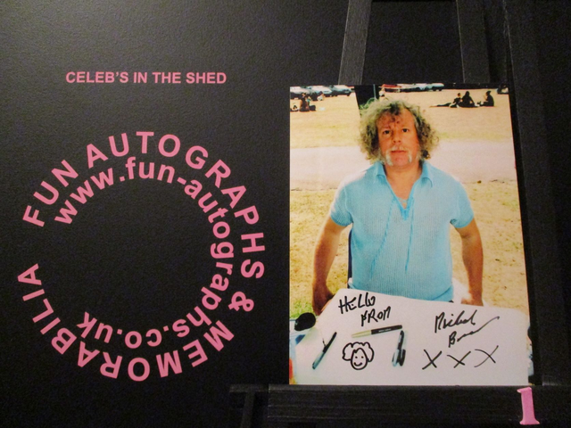 Michael Barber Authentic Autographed 6x4.5 Our Facing Photograph (1)