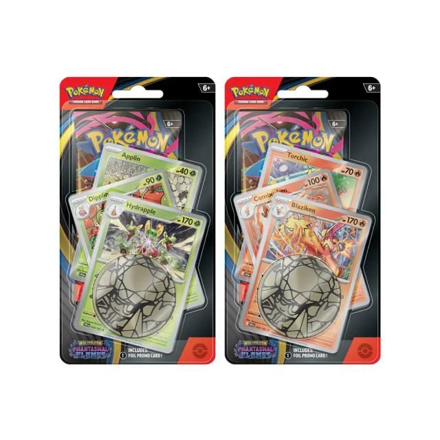 Pokémon Trading Card Game TCG: Scarlet &amp; Violet - Phantasmal Flames Premium Checklane Blister - 1 Random Set