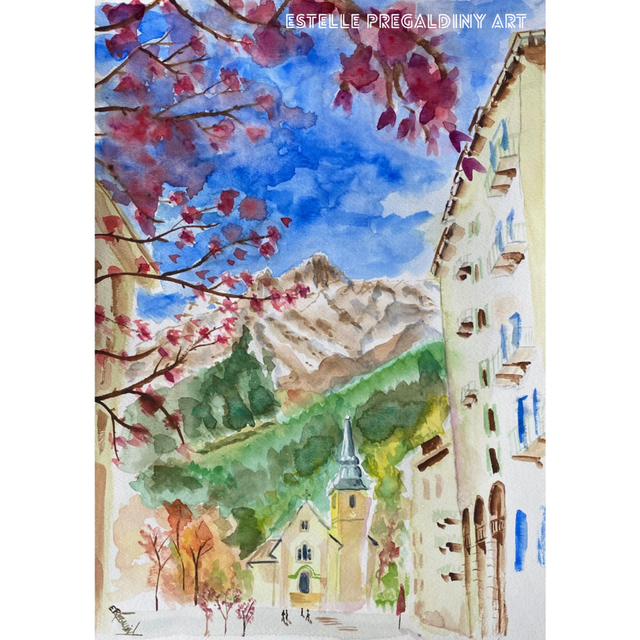 « Place de l’Eglise », Chamonix 