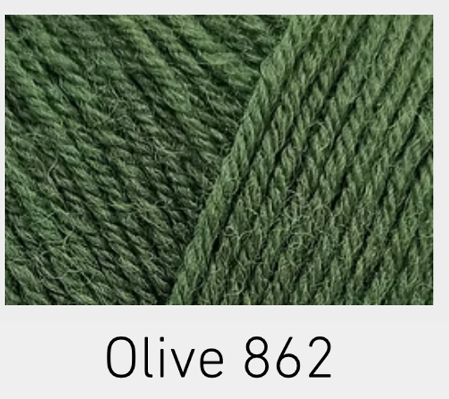 Truly Wool Rich Olive 862