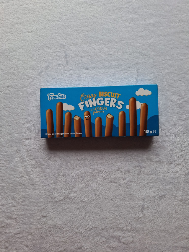 Cryspy biscuit Fingers cacao 115 g