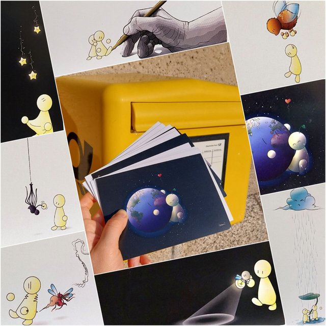 Postkarten 12er Set - diverse Motive mit Lipami® "Friends and Companions"