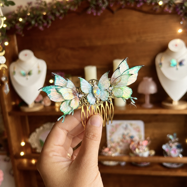 Secrer des papillon - peigne 
