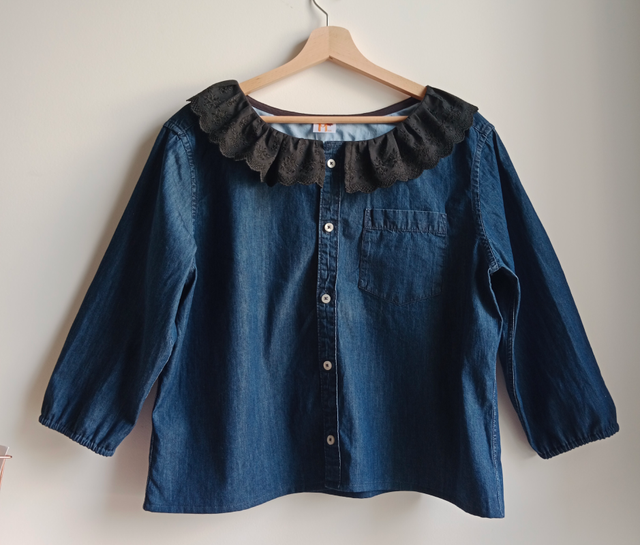 La blouse LOUISE - JEAN - T. S/M 