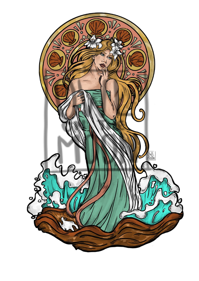 Déesse Art Nouveau « Aphrodite »