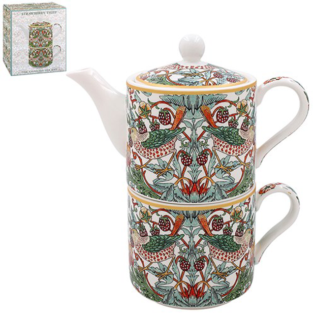 Homeware Christmas Collection William Morris Strawberry Thief Tea-for-One  Set 