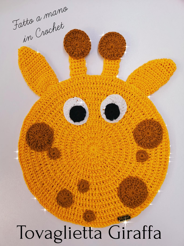 Tovaglietta Giraffa in Crochet 