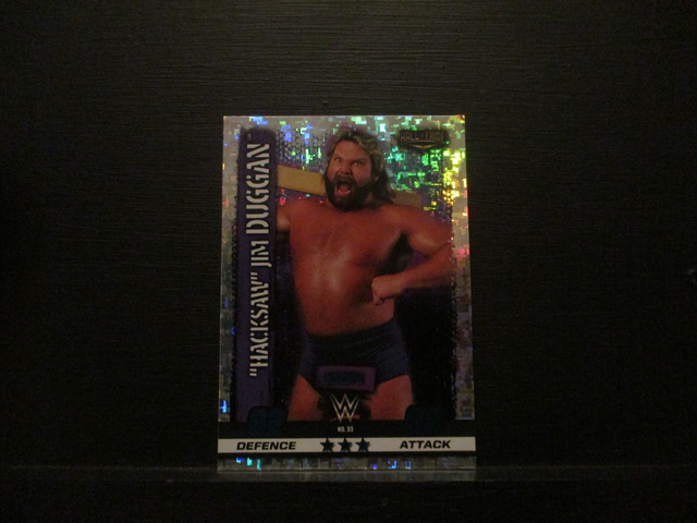 "Hacksaw" Jim Duggan - Icon Slam Attax 10th Edition Original Trading Card #33