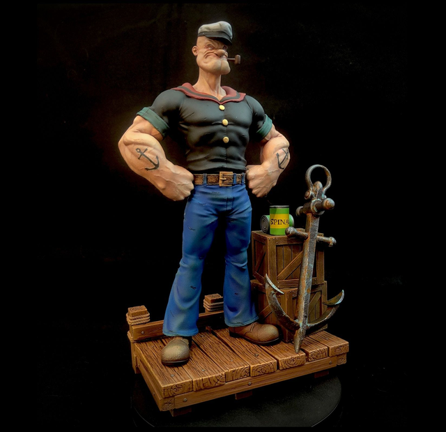 POPEYE Peint 1/8e [modèle unique]