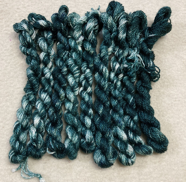 BFL Embroidery Thread  Bluefaced Leicester silk 6533