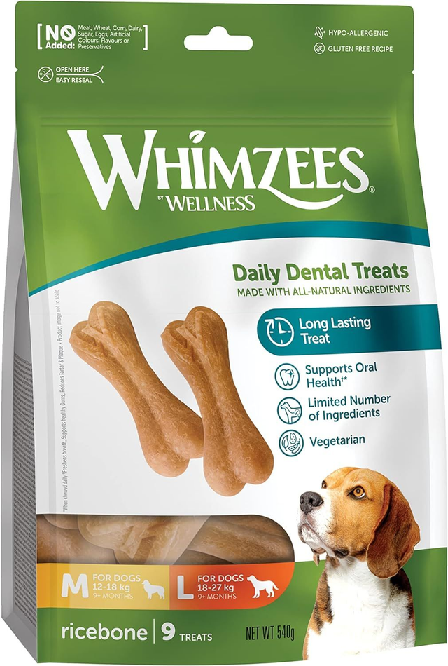 Whimzees treats for the Big V dogs