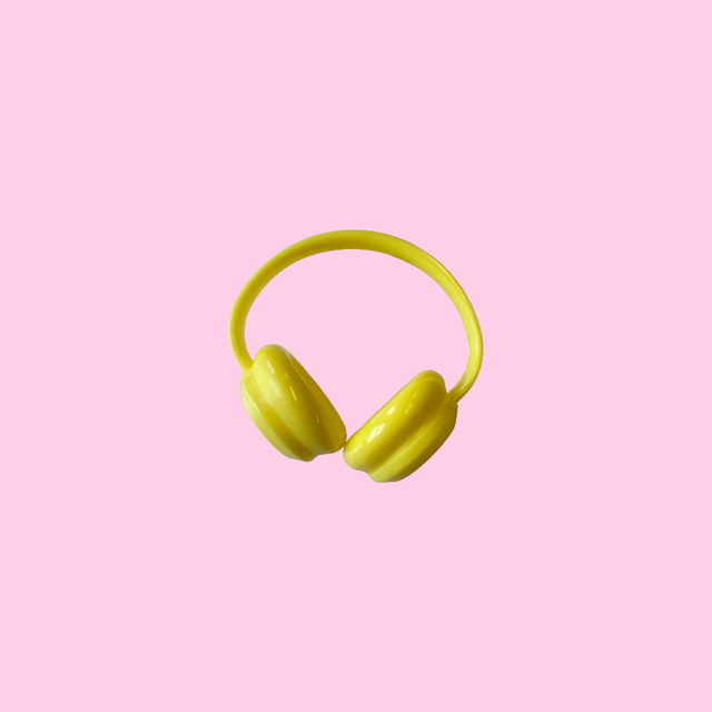 17cm Doll Headphone (Yellow)