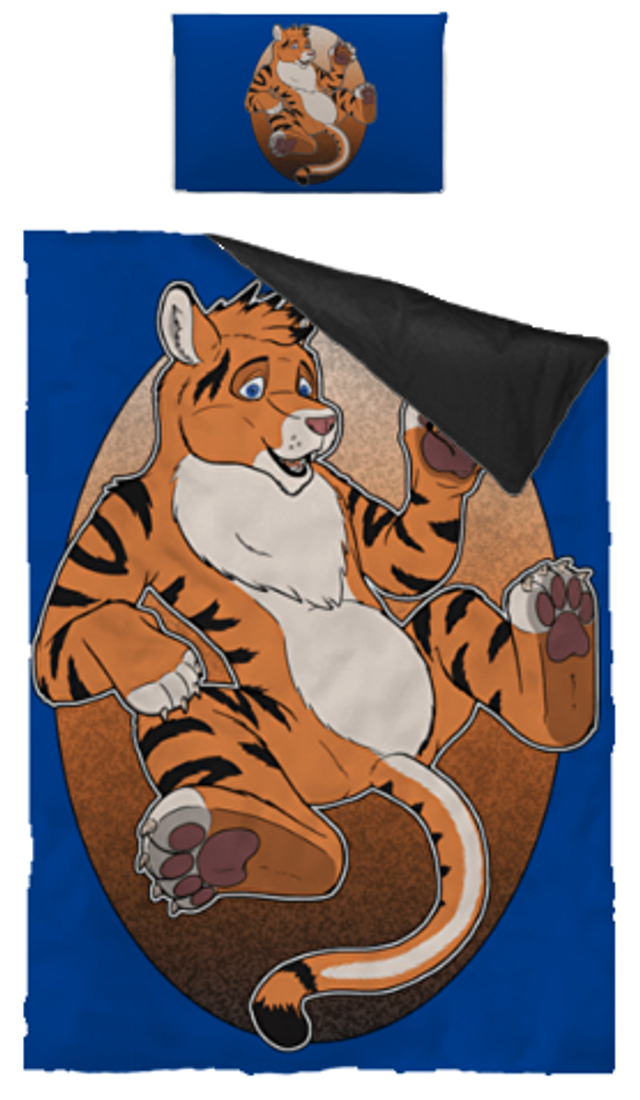 Tiger: Bettwäsche 90cm x 200cm