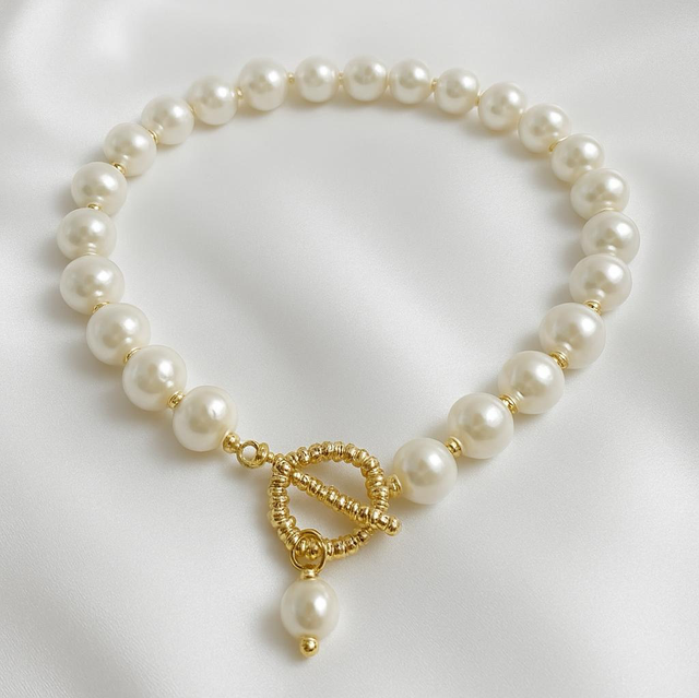 BRIDAL PEARL RIVIERE NECKLACE 