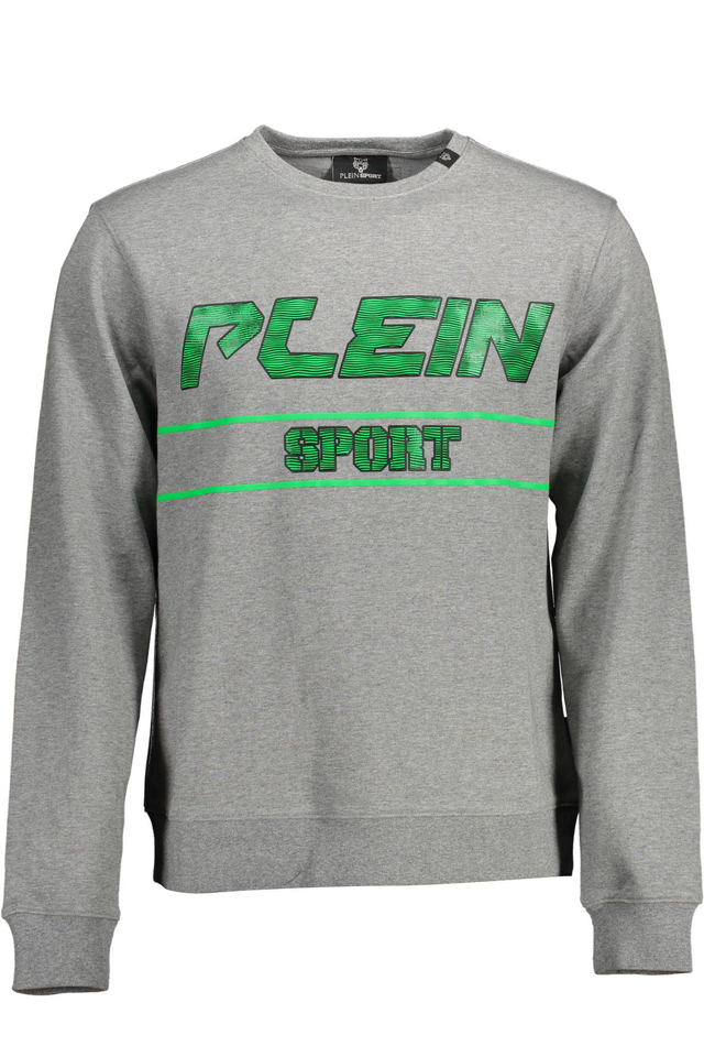 PLEIN SPORT FELPA SENZA ZIP UOMO GRIGIO
