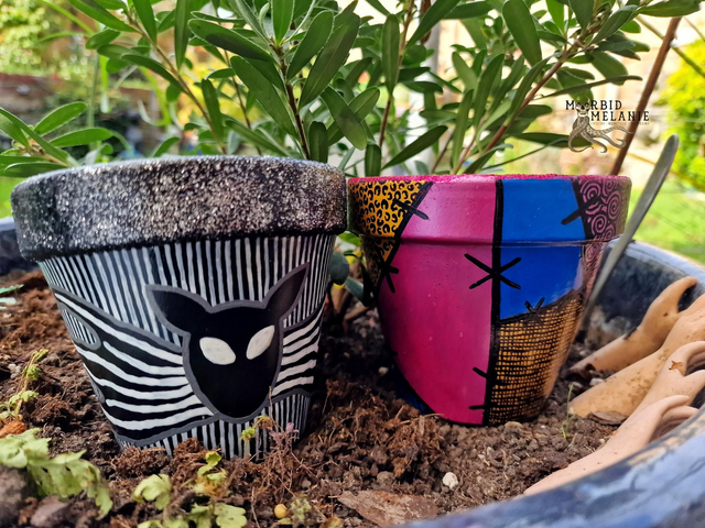 Jack &amp; Sally Plant Pot Set