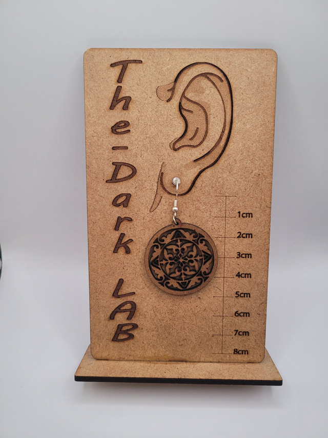 Boucles d'Oreilles Arabesque Ronde