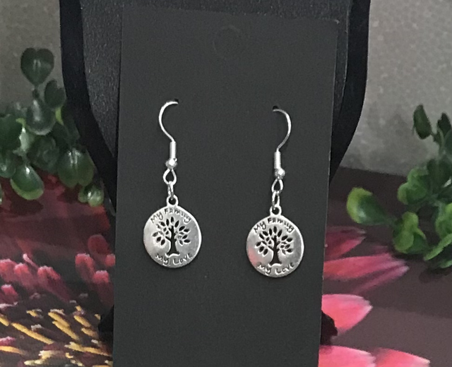 Silver Dangling Earrings- SDE120