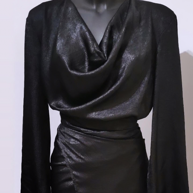 Ensemble irisé noir 