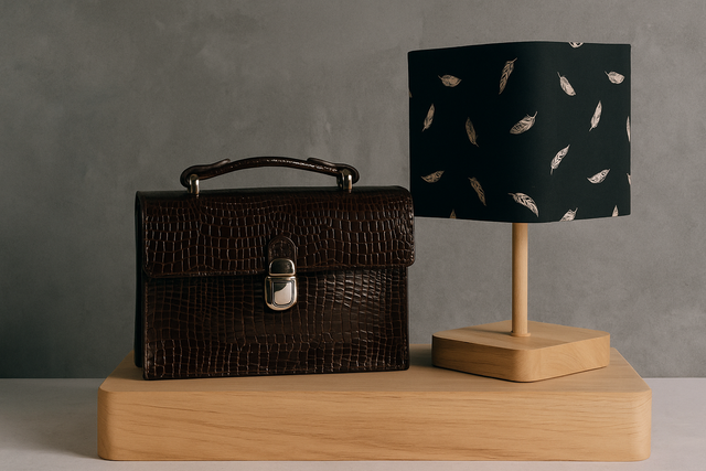 Petit Cartable cuir bordeaux