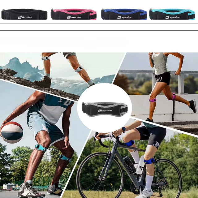 Attelle de genou réglable noir