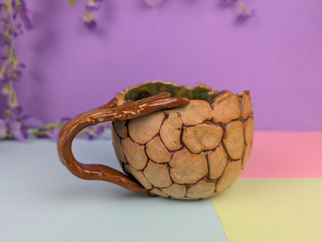 Stone texture mug