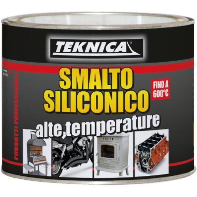 Smalto alta temperatura da 500ml Nero