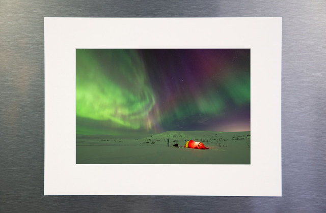 Photo &quot;Le campement&quot; avec passe-partout