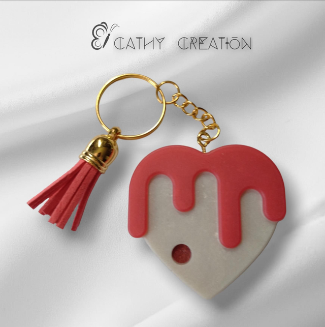 Porte clés coeur 