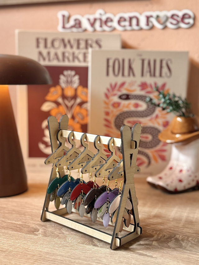 Porte boucles d'oreilles "Cintres"