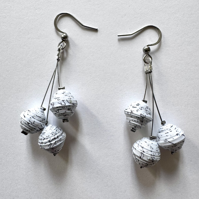 Boucles d’oreilles « Trilogie élégante »