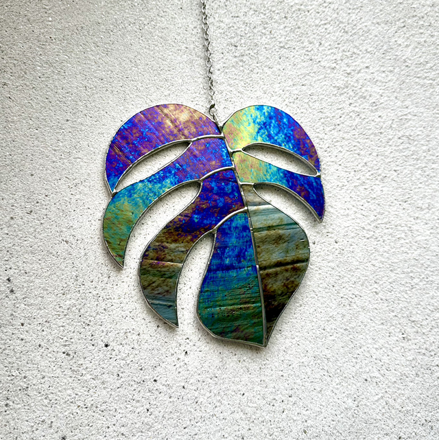 Feuille de Monstera (irisée)