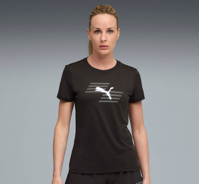 W POLY GRAPHIC TEE - HYROX x PUMA