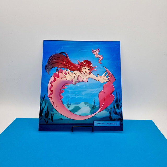 Kaida Axolotl Mermaid PRINT