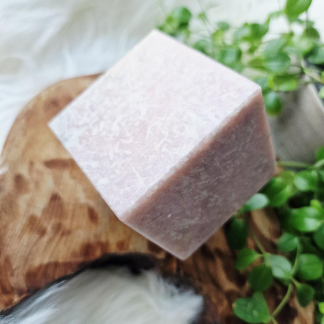 Pink Opal Cube 