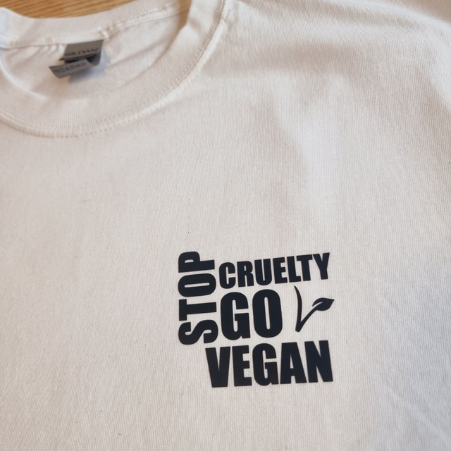'Stop Cruelty, Go Vegan' T-Shirt
