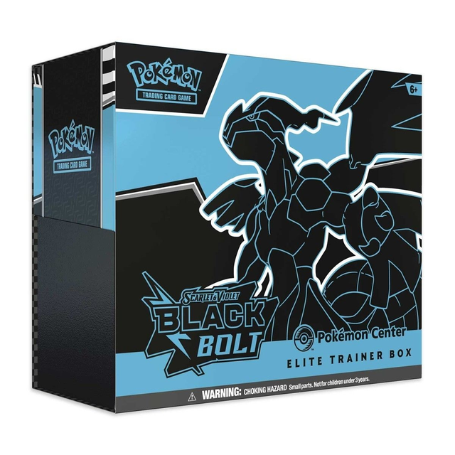  Scarlet &amp; Violet-Black Bolt Pokémon Center Elite Trainer Box Ingles