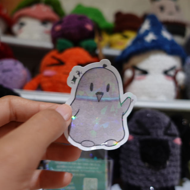 Eugène, le médiateur | Sticker créature d’atelier 🐦✨