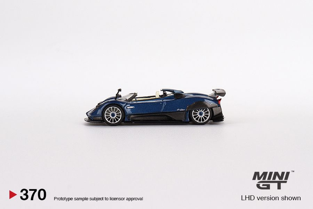 MGT00370 Mini GT 1/64 Pagani Zonda HP Barchetta Blue Tricolore (LHD)