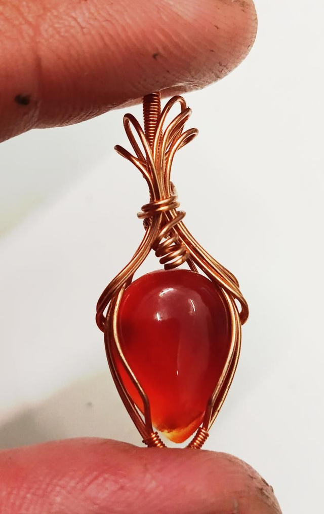 Petit pendentif cornaline 