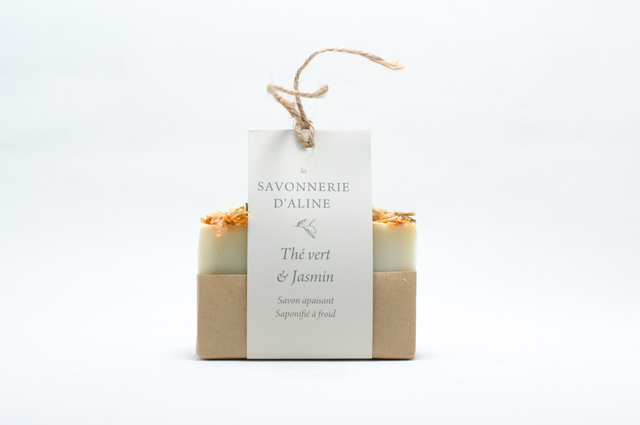 Savon au thé vert et jasmin