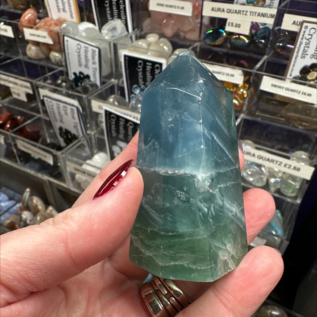 Blue Fluorite Tower 