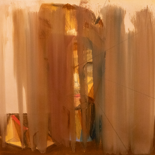 Portrait of fractured detached self - giclée