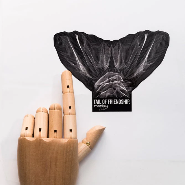 TAIL OF FRIENDSHIP CAR STICKER