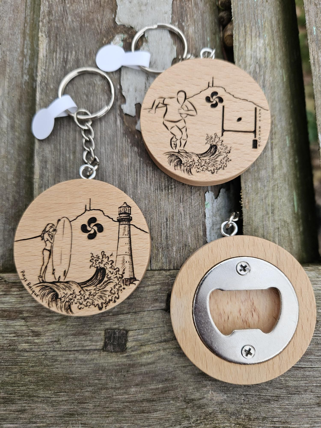 Porte-clés décapsuleur