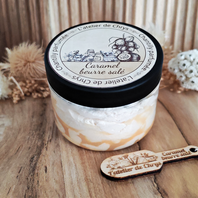 Chantilly parfumé Caramel beurre salé