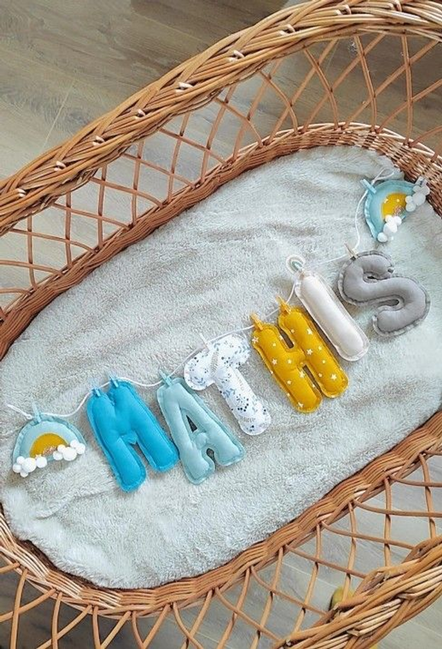 Guirlande prénom modèle MATHIS