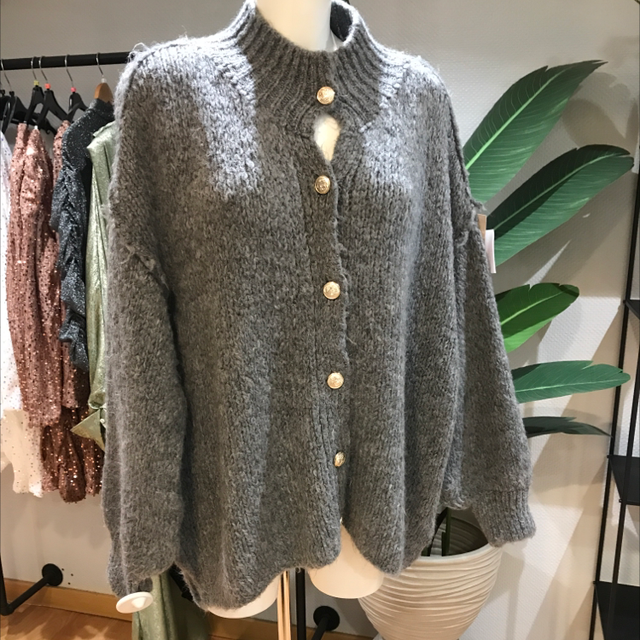 Gilet en laine gris 