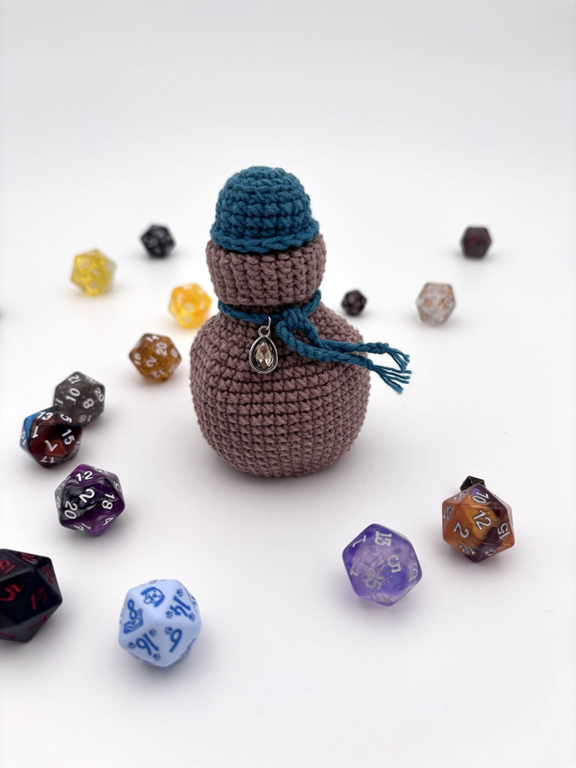 Potion Dice Bag - Light brown 