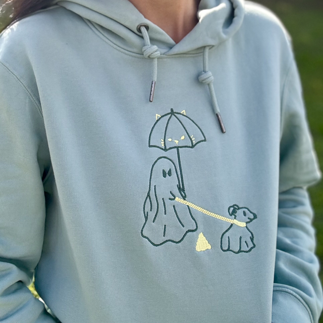 Sweat à capuche Fantome Chien